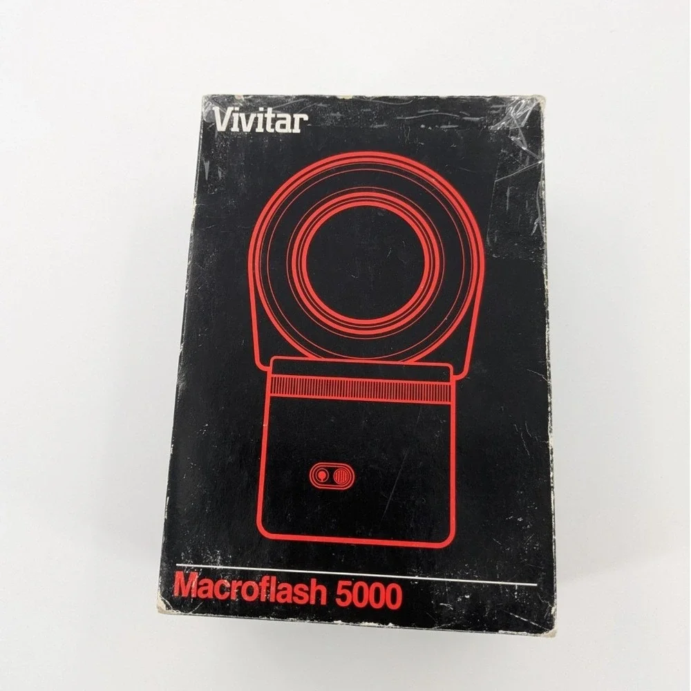 Vivitar Macroflash 5000 Auto Manual Flash Ring - TESTED NO Adapters‎